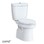 Bồn cầu 02 khối Cotto C13882 Titan