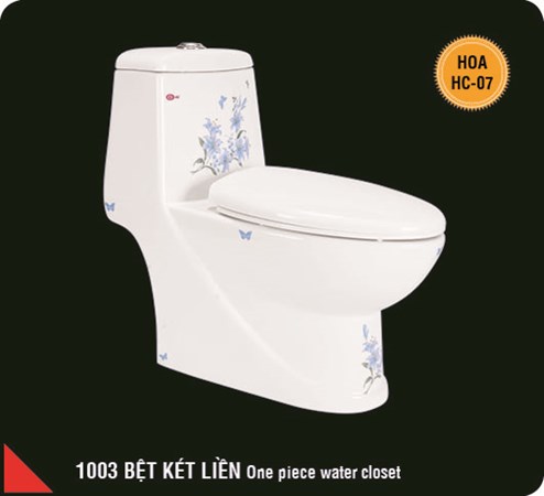 Bồn cầu 1 khối Hảo Cảnh 100-HC07