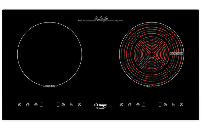 Bếp điện từ - hồng ngoại Capri CR-804KT