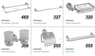 Bộ phụ kiện phòng tắm Duraqua 9200