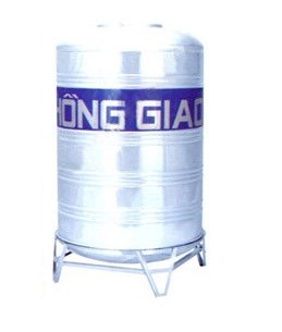 Bồn nước Inox 1.000 lít đứng Hồng Giao