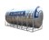 Bồn nước Inox Công nghiệp SƠN HÀ 30000 lít ngang