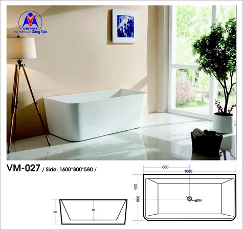 Bồn tắm khối VIỆT MỸ VM-027