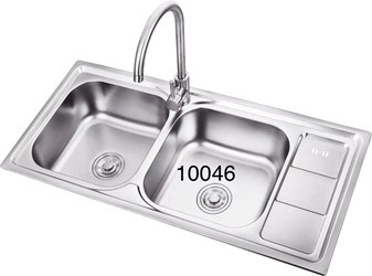 Chậu rửa chén 2 hộc cánh 10046A