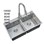 Chậu rửa chén Inox SUS 304 cao cấp 2 hộc