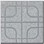 Gạch Terrazzo mắt phụng QP2-màu xám
