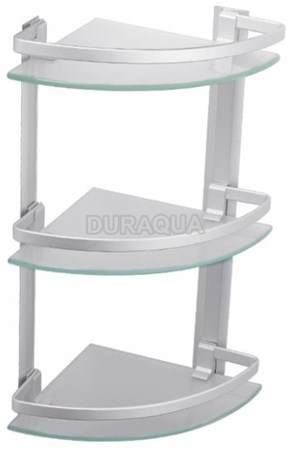 Kệ kính 3 tầng treo góc Duraqua 5303