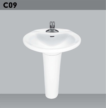 Lavabo chân đứng Hảo Cảnh C09