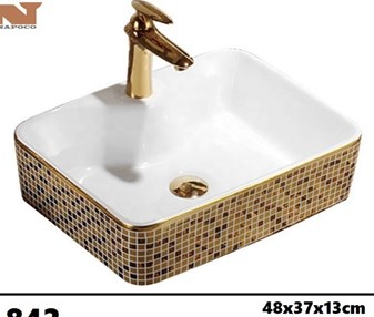 Lavabo đặt bàn Napoco 842