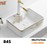 Lavabo đặt bàn Napoco 845
