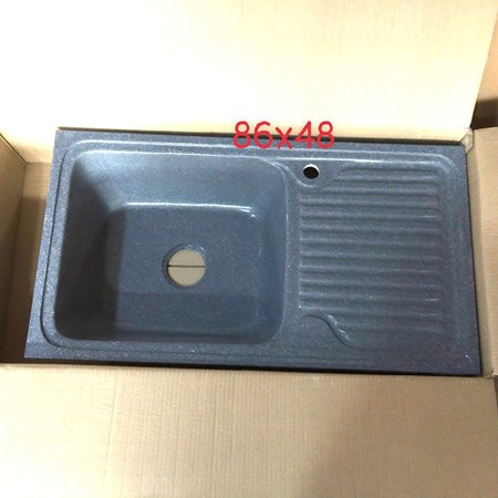 Chậu rửa chén đá 1 hộc  cánh DP8648
