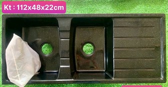 Chậu rửa chén đá 2 hộc cánh  DP11248
