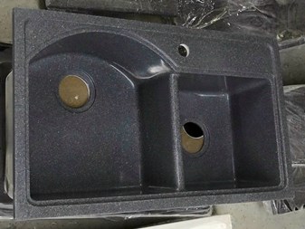Chậu rửa chén đá 2 hộc DP7846