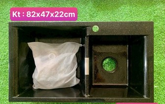 Chậu rửa chén đá 2 hộc DP8247