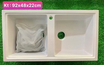 Chậu rửa chén đá 2 hộc DP9248