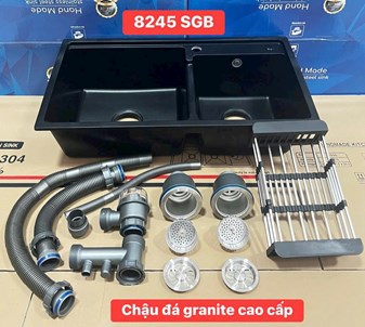 Chậu rửa chén đá  Granit 8245SGB