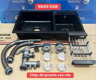 Chậu rửa chén đá  Granit 8649CGB