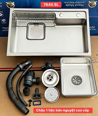 Chậu rửa chén Inox 1 hộc - 7645SL