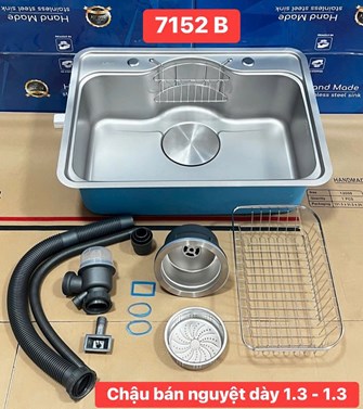 Chậu rửa chén Inox 304 - 1 hộc 7152B