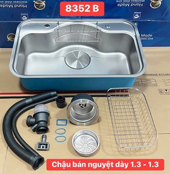 Chậu rửa chén Inox 304 - 1 hộc 8352B