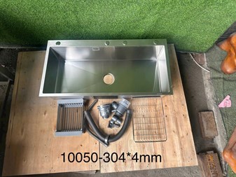 Chậu rửa chén Inox 304 -1 hộc lớn 10050