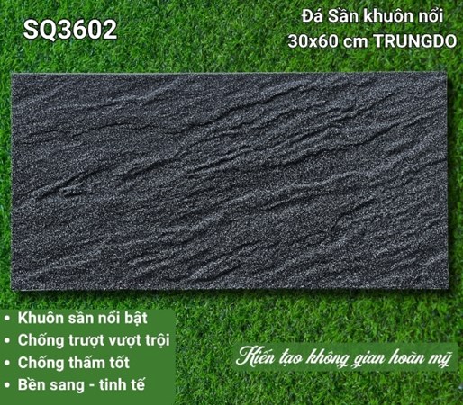 Đá Trung Đô 30x60cm SQ3602 Nhám sần 
