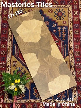 Gạch Cầu thang Vân Lá sen 47x120cm PT995