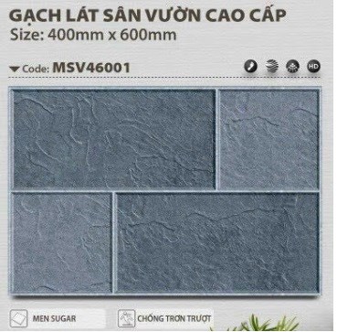Gạch lát sân 40x60cm Mikado MSV46001
