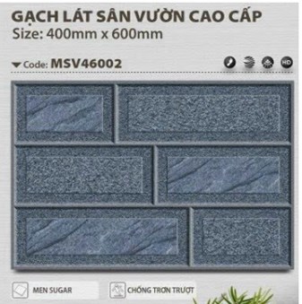 Gạch lát sân 40x60cm Mikado MSV46002