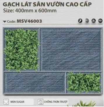 Gạch lát sân 40x60cm Mikado MSV46003