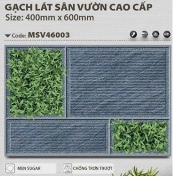 Gạch lát sân 40x60cm Mikado MSV46003