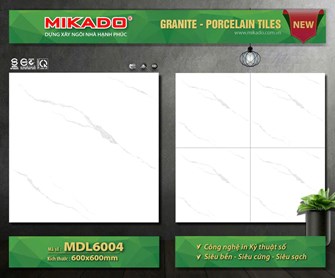 Gạch MIKADO 60x60cm bóng kiếng MDL6004