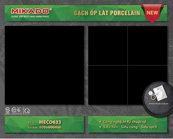 Gạch MIKADO 60x60cm bóng kiếng MECO633