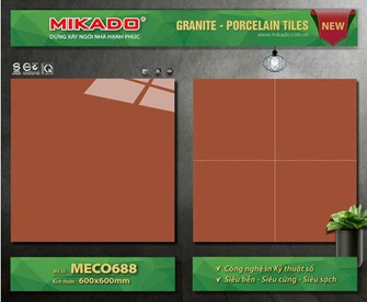 Gạch MIKADO 60x60cm bóng kiếng MECO688