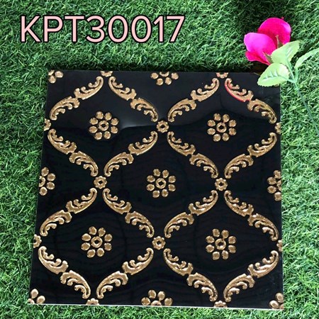 Gạch trang trí Nhũ vàng 30x30cm KPT30017