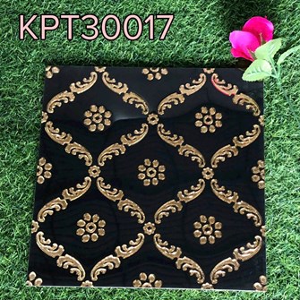 Gạch trang trí Nhũ vàng 30x30cm KPT30017