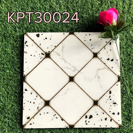 Gạch trang trí Nhũ vàng 30x30cm KPT30024
