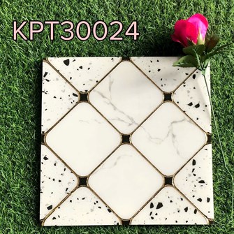 Gạch trang trí Nhũ vàng 30x30cm KPT30024