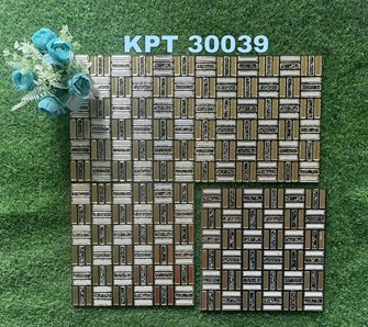 Gạch trang trí Nhũ vàng 30x30cm KPT30039