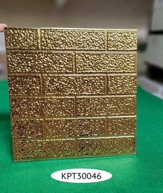 Gạch trang trí Nhũ vàng 30x30cm KPT30046