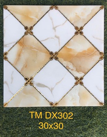 Gạch trang trí Nhũ vàng 30x30cm TM-DX302