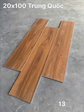 Gạch vân gỗ 20x100cm Trung Quốc PT13