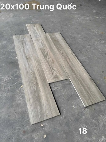 Gạch vân gỗ 20x100cm Trung Quốc PT18