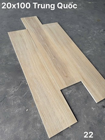 Gạch vân gỗ 20x100cm Trung Quốc PT22