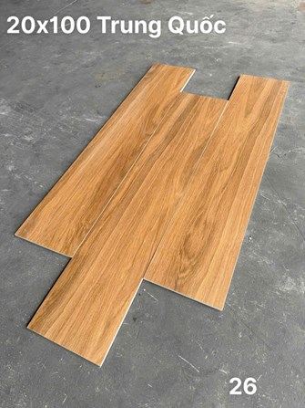 Gạch vân gỗ 20x100cm Trung Quốc PT26