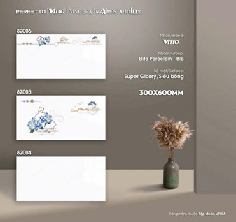 Gạch Vitto 30x60cm siêu bóng 82004-82006