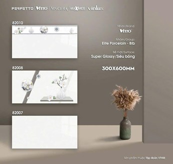 Gạch Vitto 30x60cm siêu bóng 82007-82010