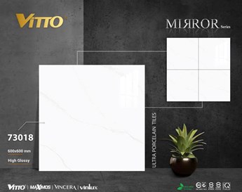 Gạch VITTO 60x60cm 73018 siêu bóng
