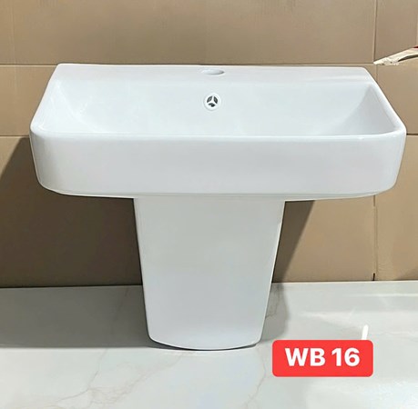 Lavabo treo tường vuông WB16