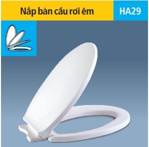 Nắp bồn cầu rơi êm HA29